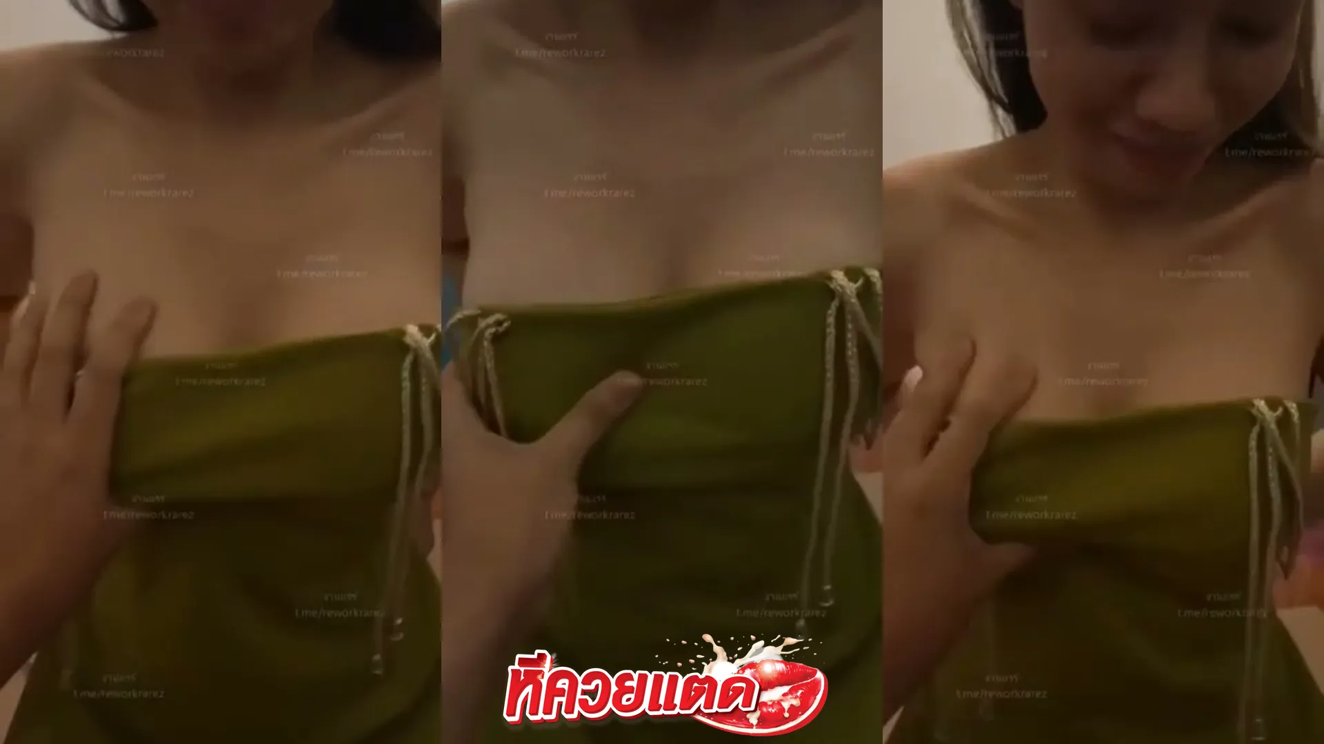 คลิปโป๊สาวไทย ป้าเสื้อเขียวหุ่นอวบน่าเย็ด นอนแหกหีให้หนุ่มจัดการก่อนโดนเย็ดแตกในนมเด้ง